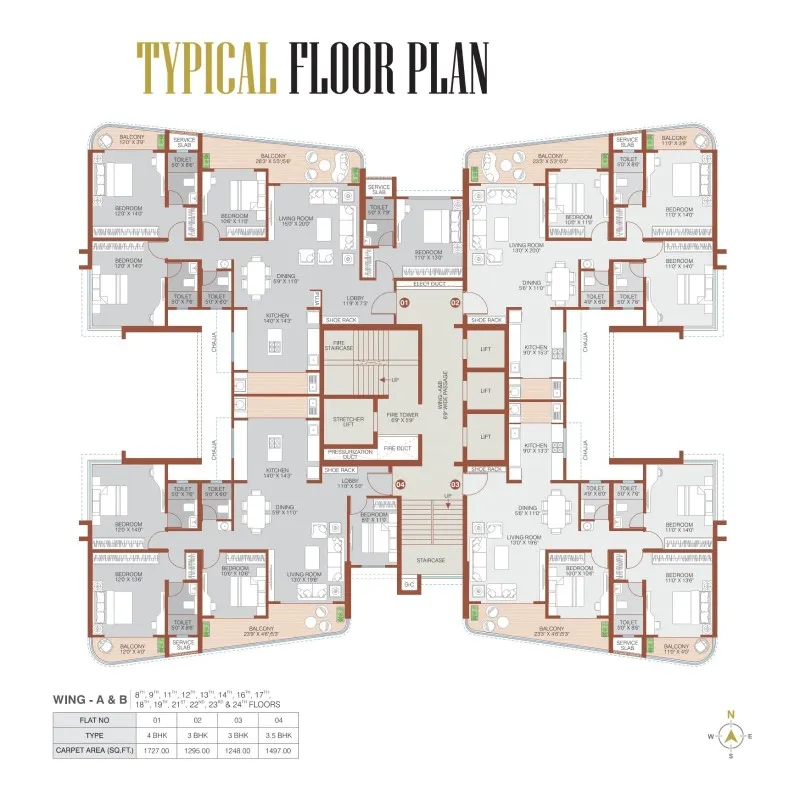 typical floor plan